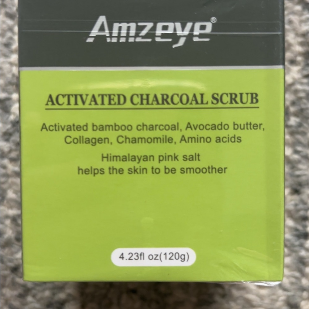 Activated charcoal Scrub